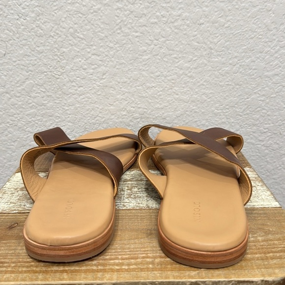 Nisolo Dante Cross Strap Leather Sandals Size 13 - Picture 5 of 8